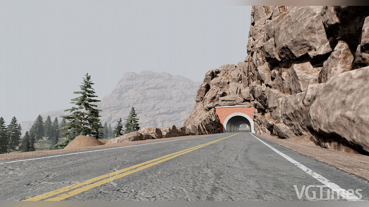 BeamNG.drive — Beam Mountains — узкие горные дороги с крутыми поворотами /  Карты и локации / Моды и скины