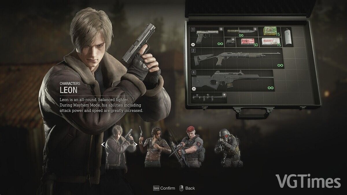 Resident Evil 4 Remake (2023) — Бесконечное оружие в «Наемниках»