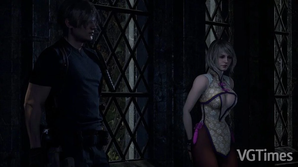 Resident Evil 4 Remake (2023) — Эшли в костюме Луон