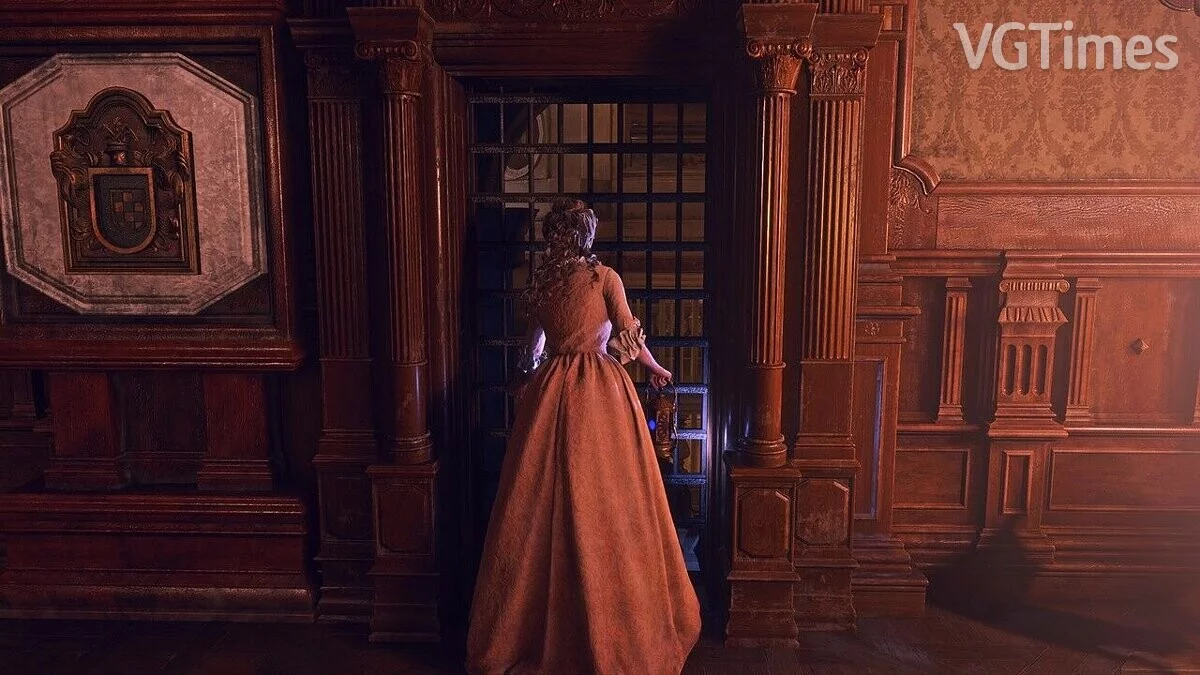 Resident Evil 4 Remake (2023) — Эшли в платье и прическе 18 века