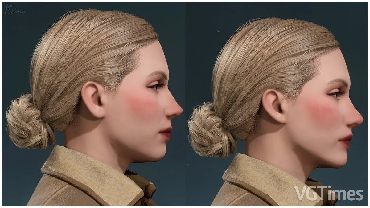 Hogwarts Legacy — Эвелинн - отредактированное женское лицо 3