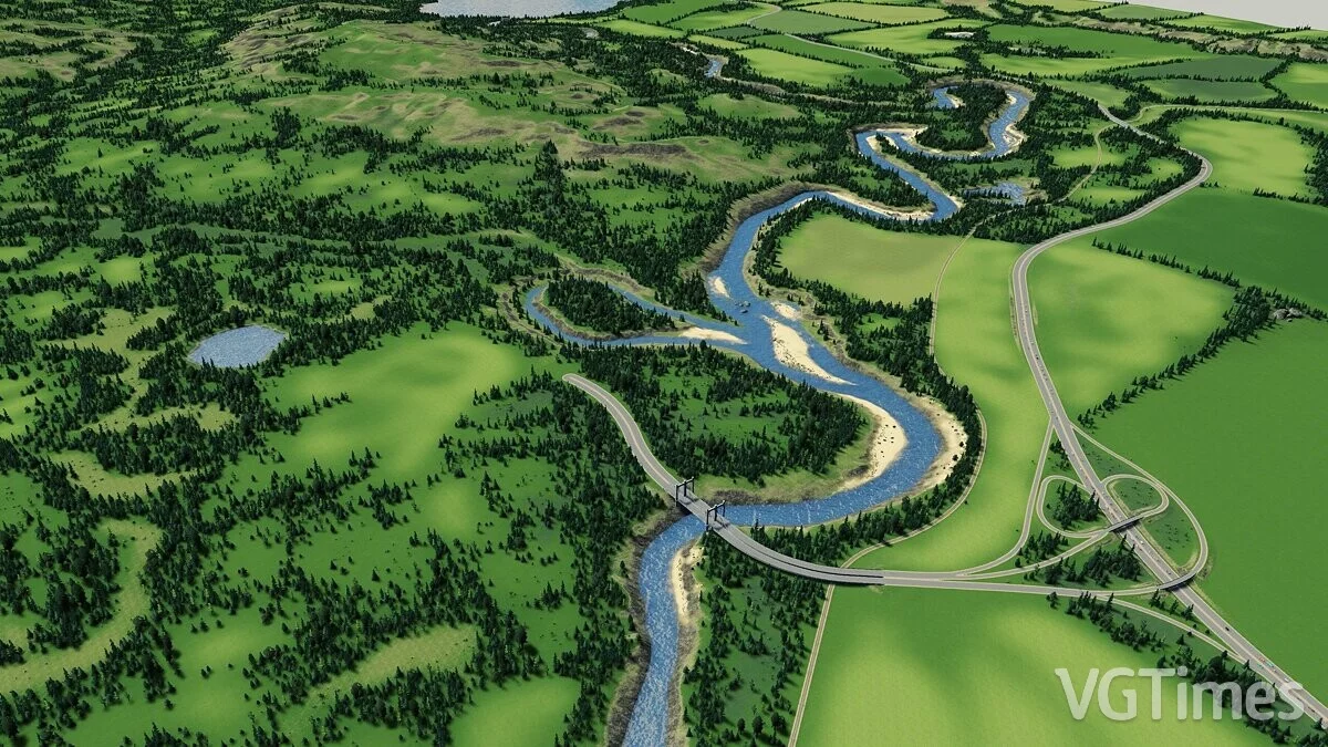 Cities: Skylines — Карта - «Хартс Хилл»