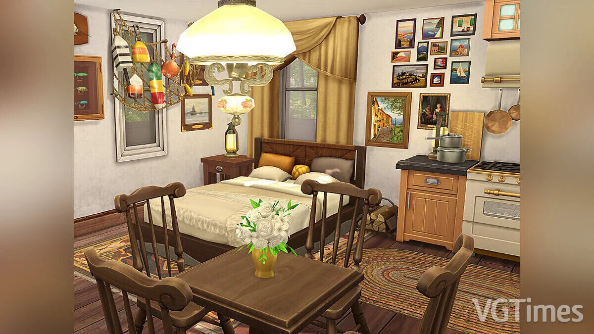 The Sims 4 — Хижина рыбака