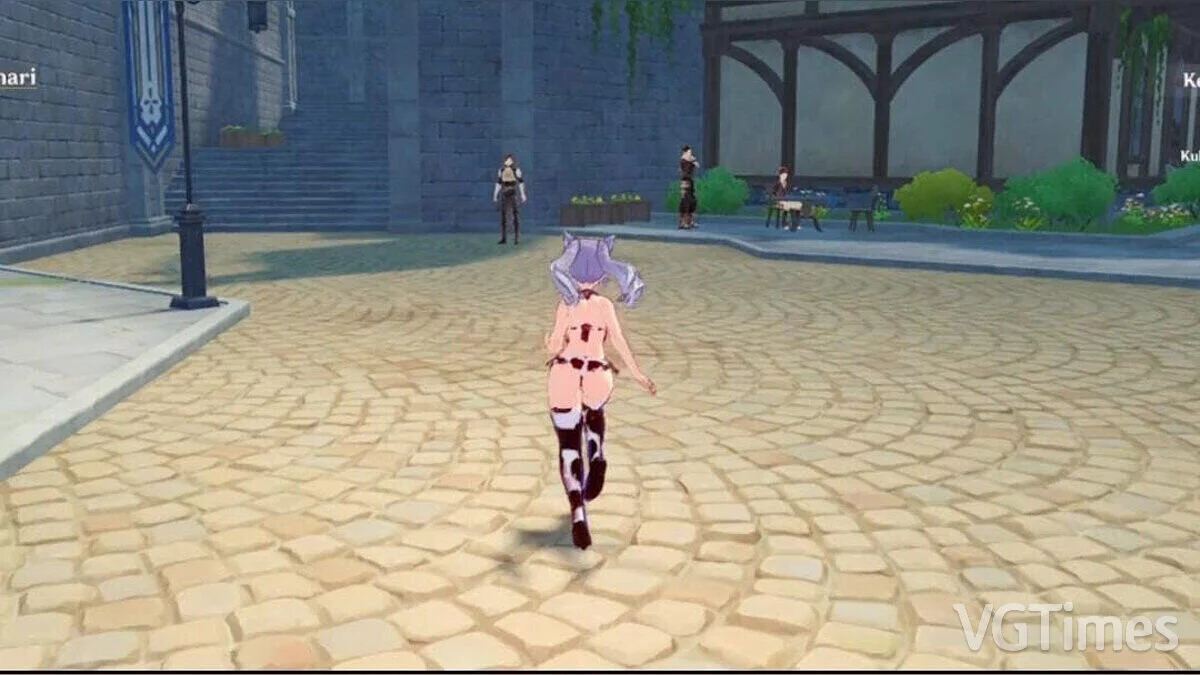 Genshin Impact — Кэцин в бикини-коровке