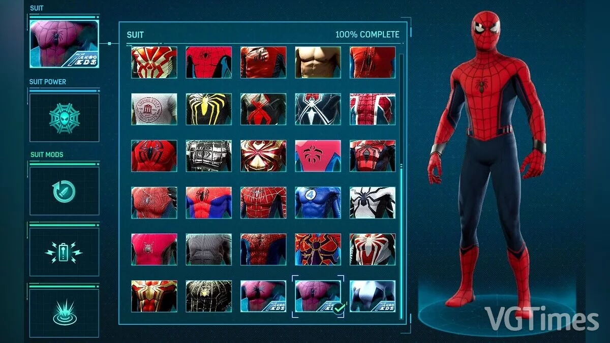 Marvel's Spider-Man Remastered — Костюм из фильма «Первый мститель: противостояние»