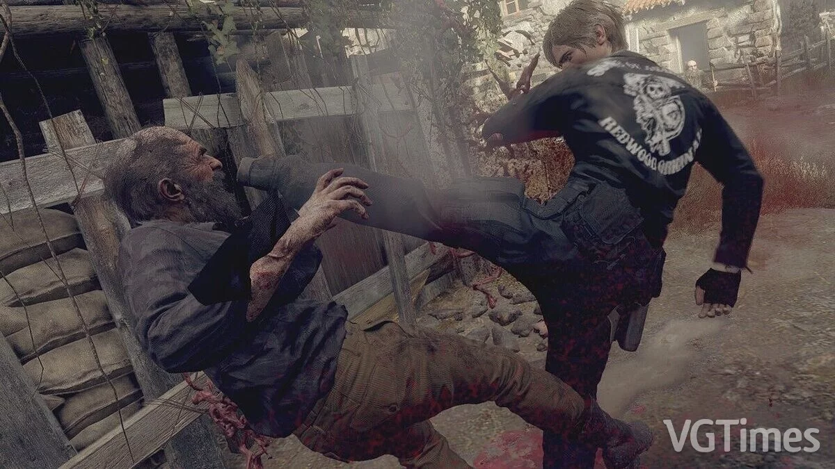 Resident Evil 4 Remake (2023) — Куртка Sons of Anarchy для Леона