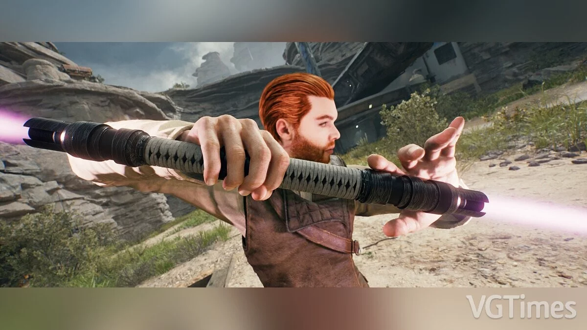 Star Wars Jedi: Survivor — Меч из сплава темного дамаска