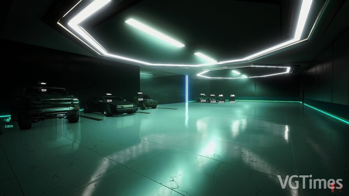 Cyberpunk 2077 — Огромный гараж