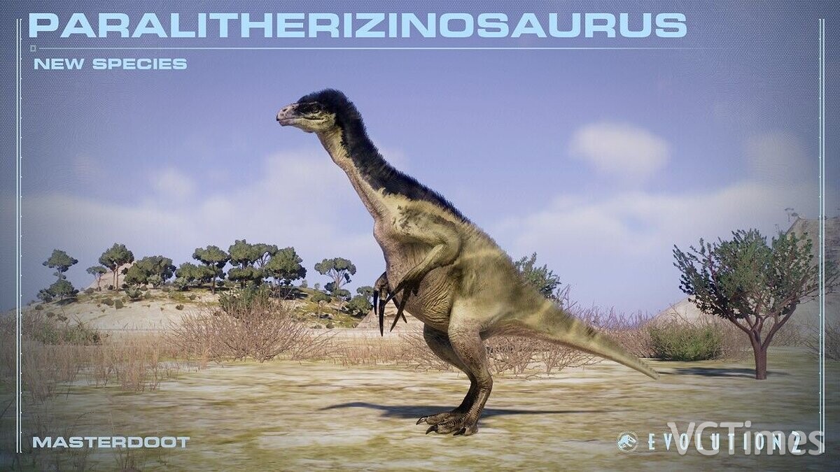 Jurassic World Evolution 2 — Паралитеризинозавр - новый вид