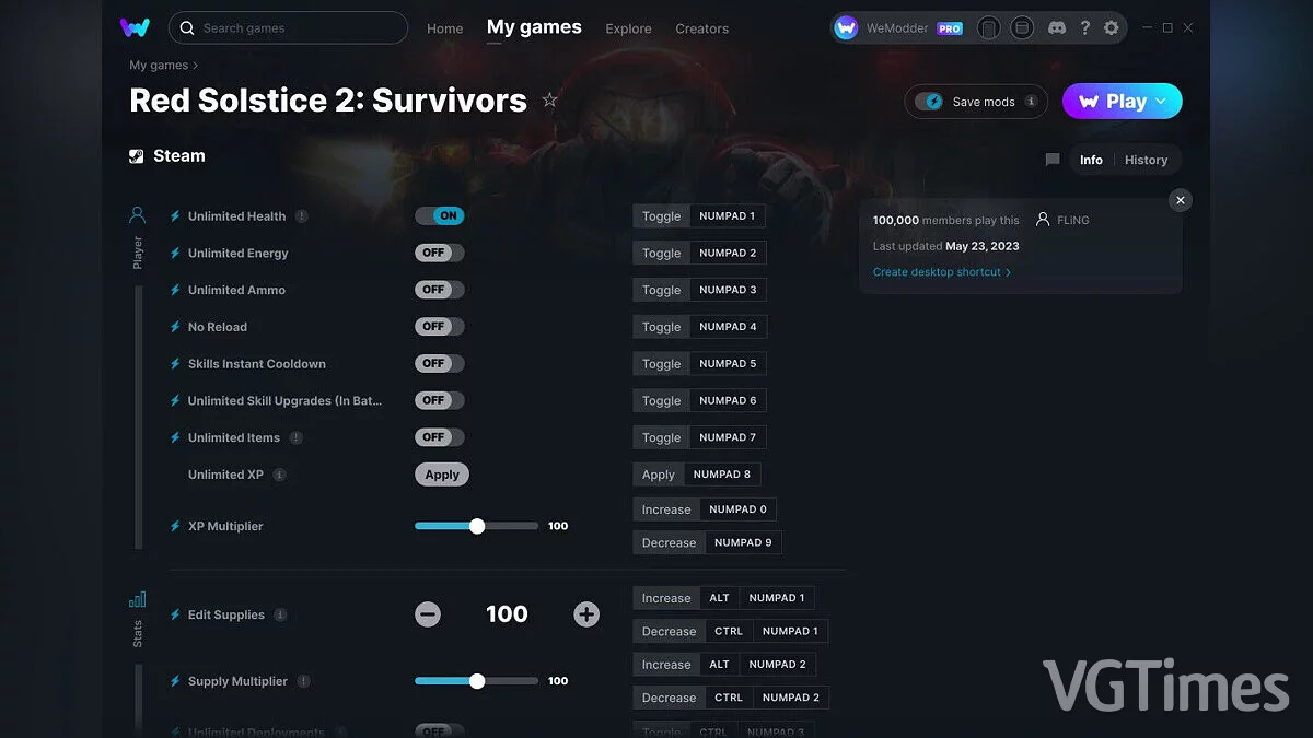 The Red Solstice 2: Survivors — Трейнер (+22) от 23.05.2023 [WeMod]