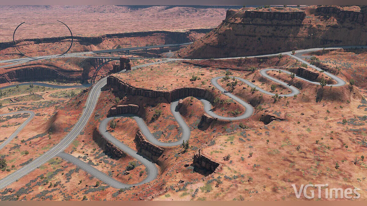 BeamNG.drive — Utah Extra — рельефная и красочная пустыня