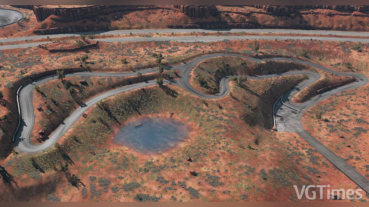 BeamNG.drive — Utah Extra — рельефная и красочная пустыня