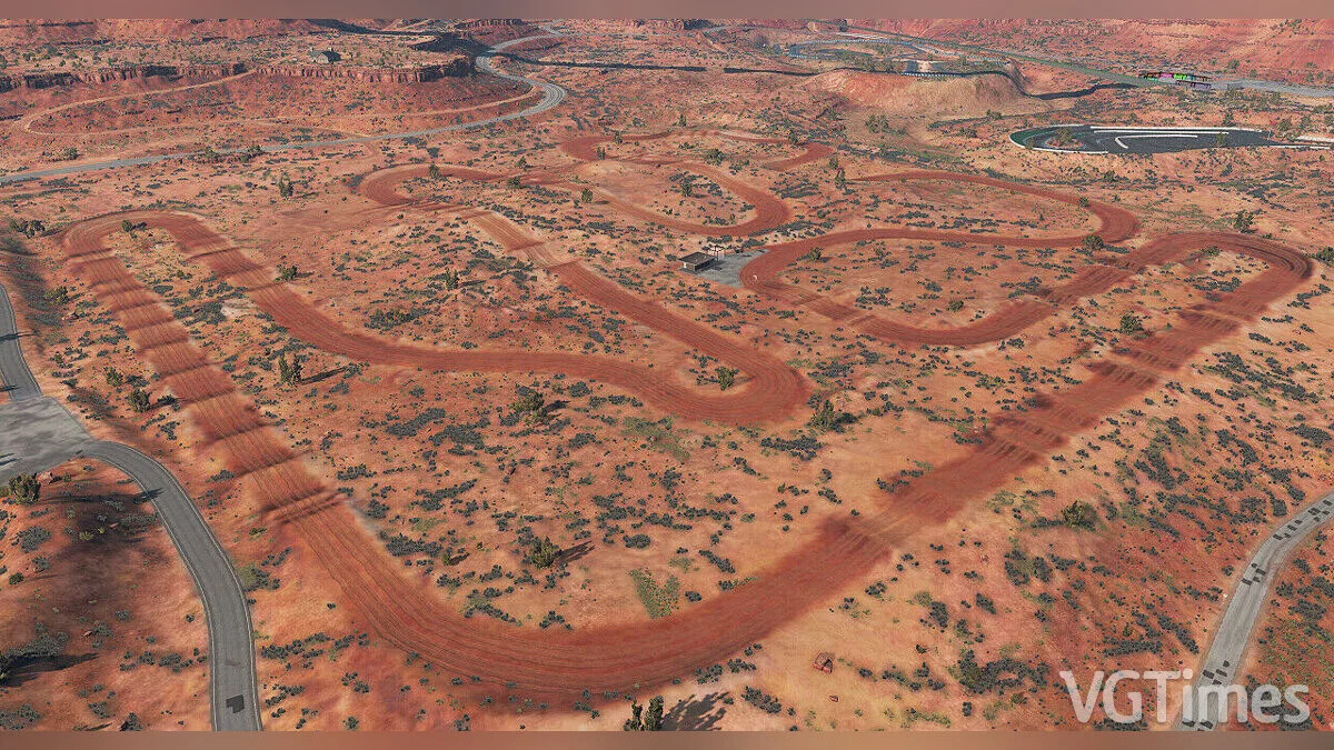 BeamNG.drive — Utah Extra — рельефная и красочная пустыня