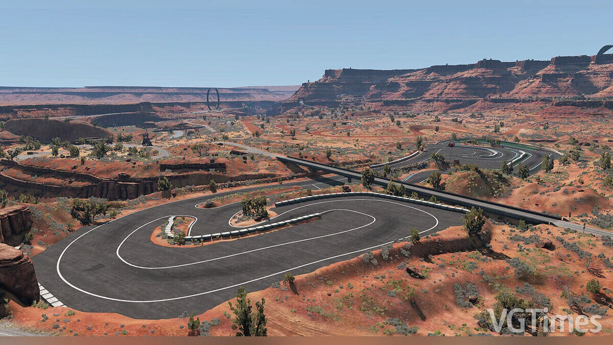 BeamNG.drive — Utah Extra — рельефная и красочная пустыня