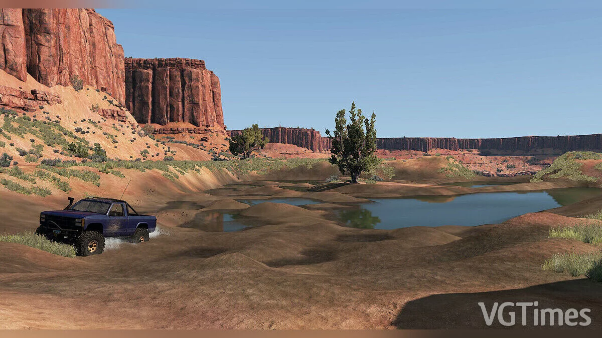 BeamNG.drive — Utah Extra — рельефная и красочная пустыня