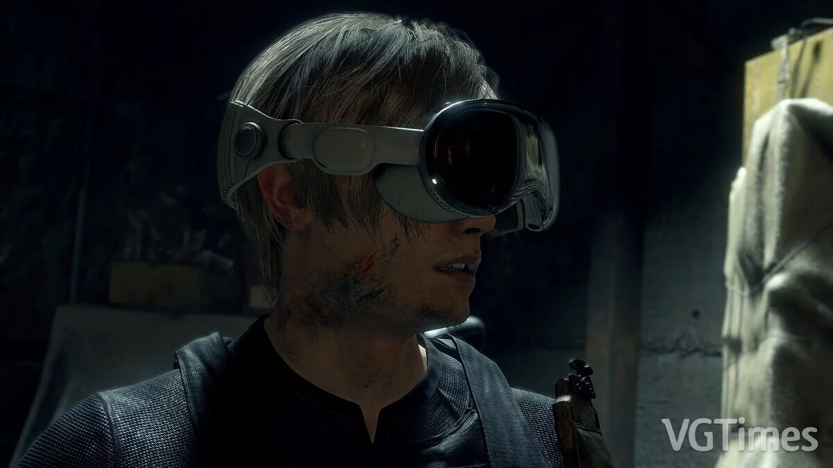 Resident Evil 4 Remake (2023) — Apple Vision Pro вместо маски