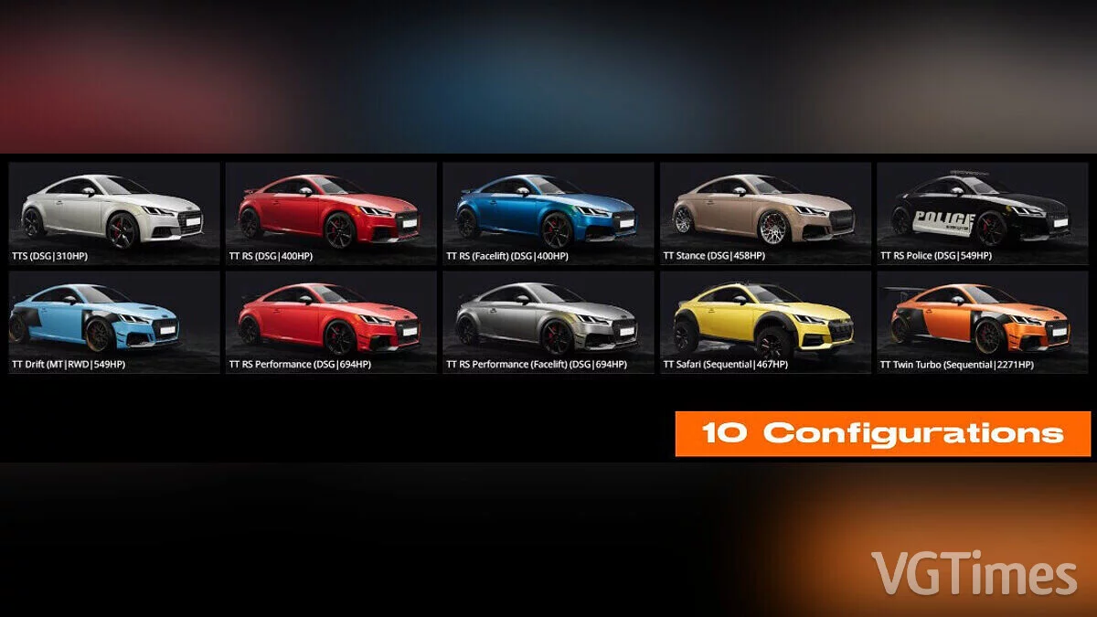 BeamNG.drive — Audi TT MK3