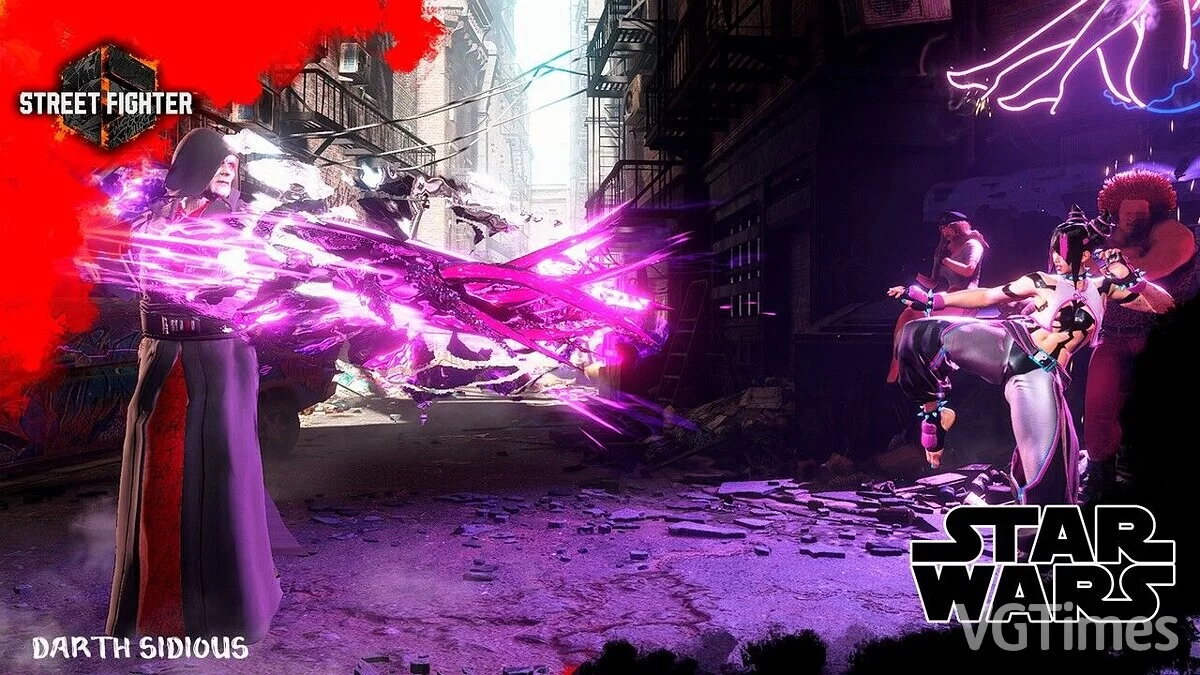 Street Fighter 6 — Дарт Сидиус вместо Джей Пи