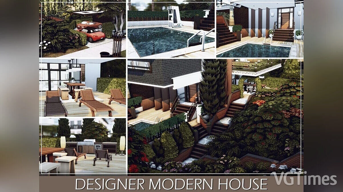 The Sims 4 — Дизайнерский современный дом