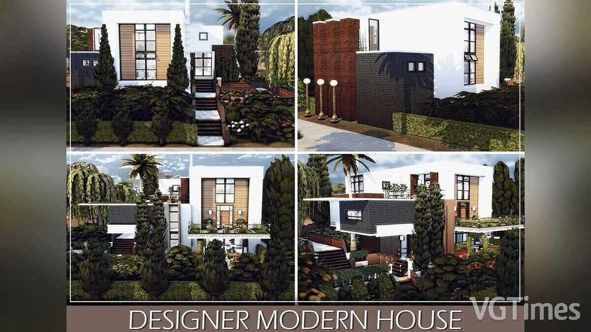 The Sims 4 — Дизайнерский современный дом