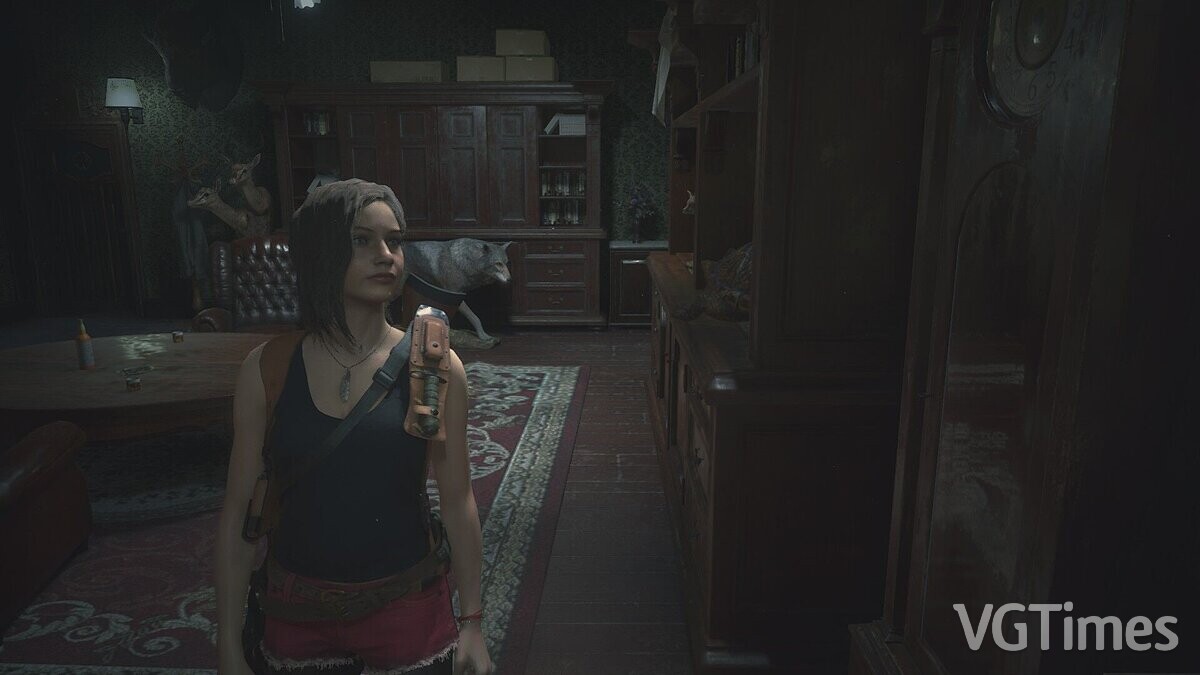 Resident Evil 2 — Клэр с распущенными волосами
