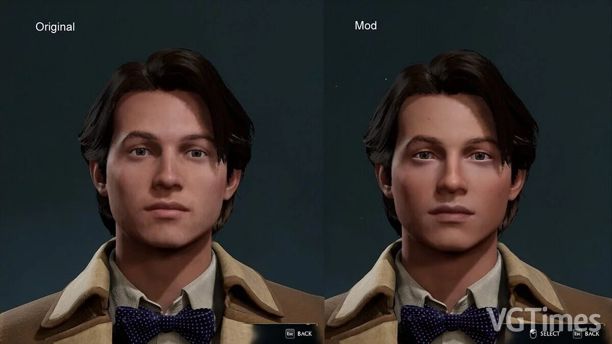 Hogwarts Legacy — Мягкая текстура кожи