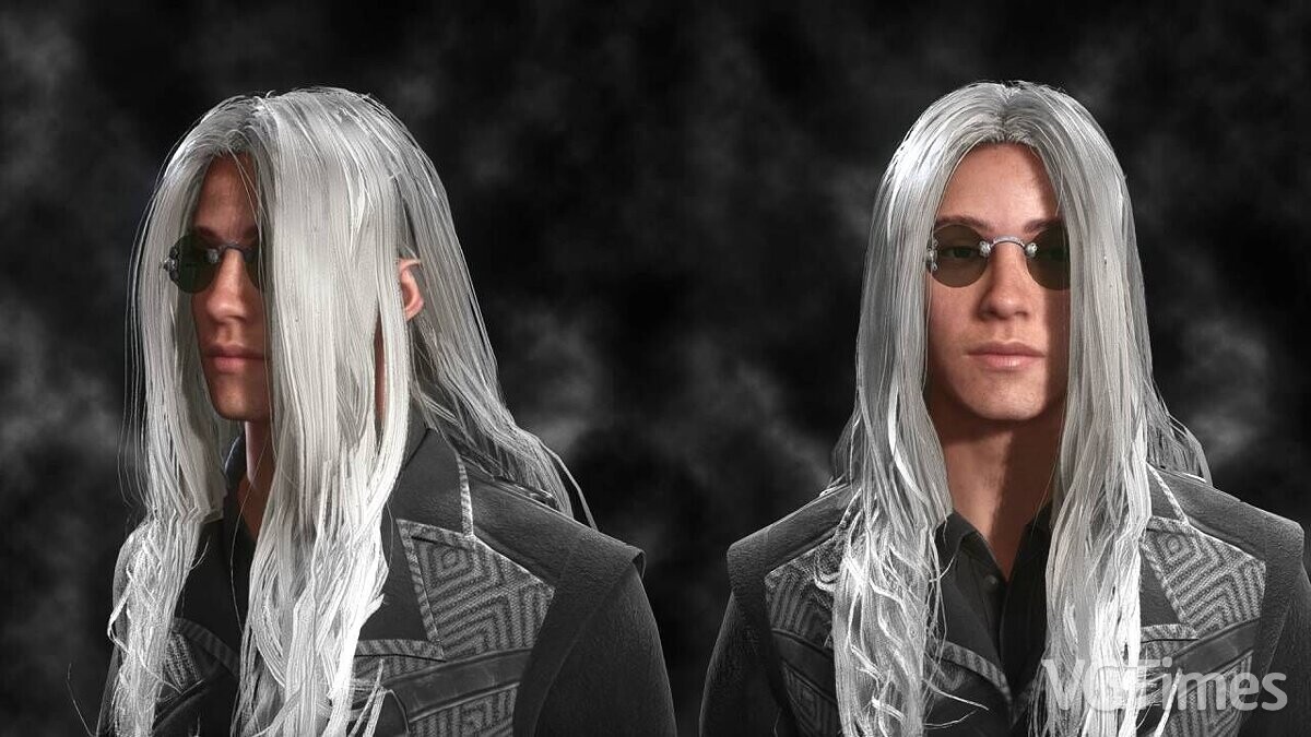Hogwarts Legacy — Мужские длинные волосы