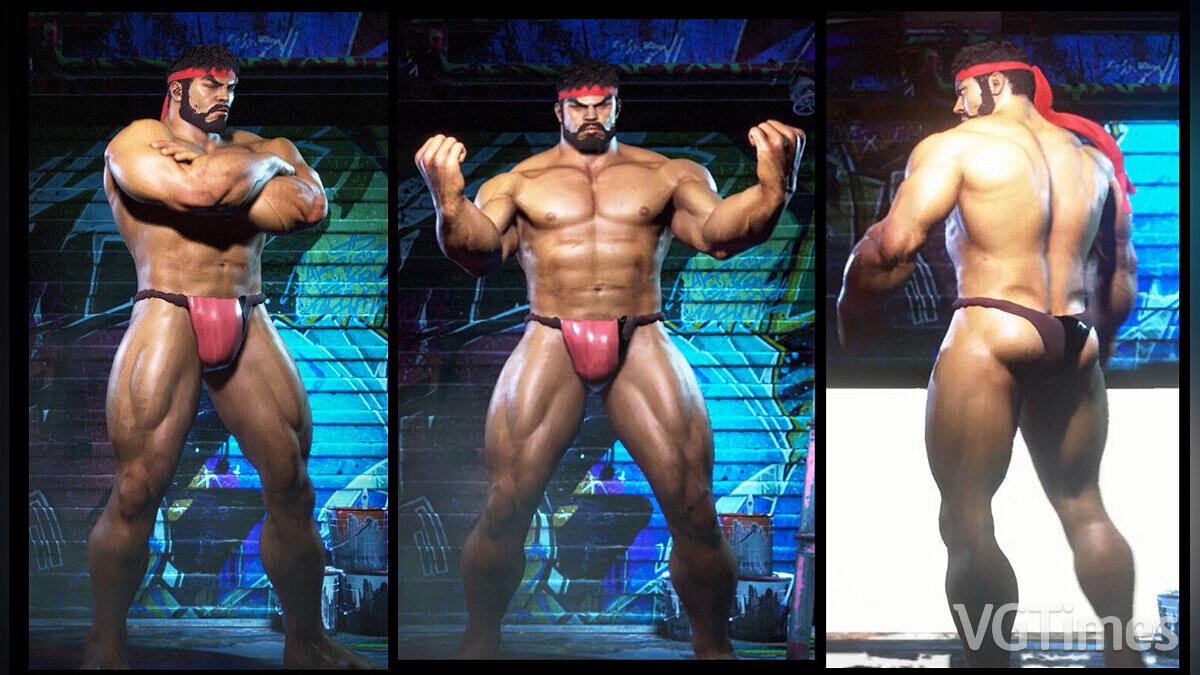 Street Fighter 6 — Рю в нижнем белье