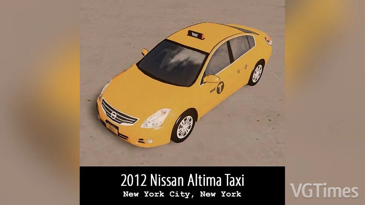 Cities: Skylines — Такси Nissan Altima 2012