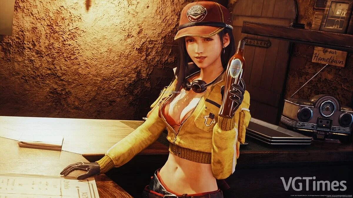 Final Fantasy VII Remake — Тифа в одежде Синди