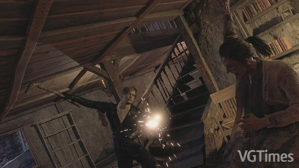 Resident Evil 4 Remake (2023) — Труба вместо ножа