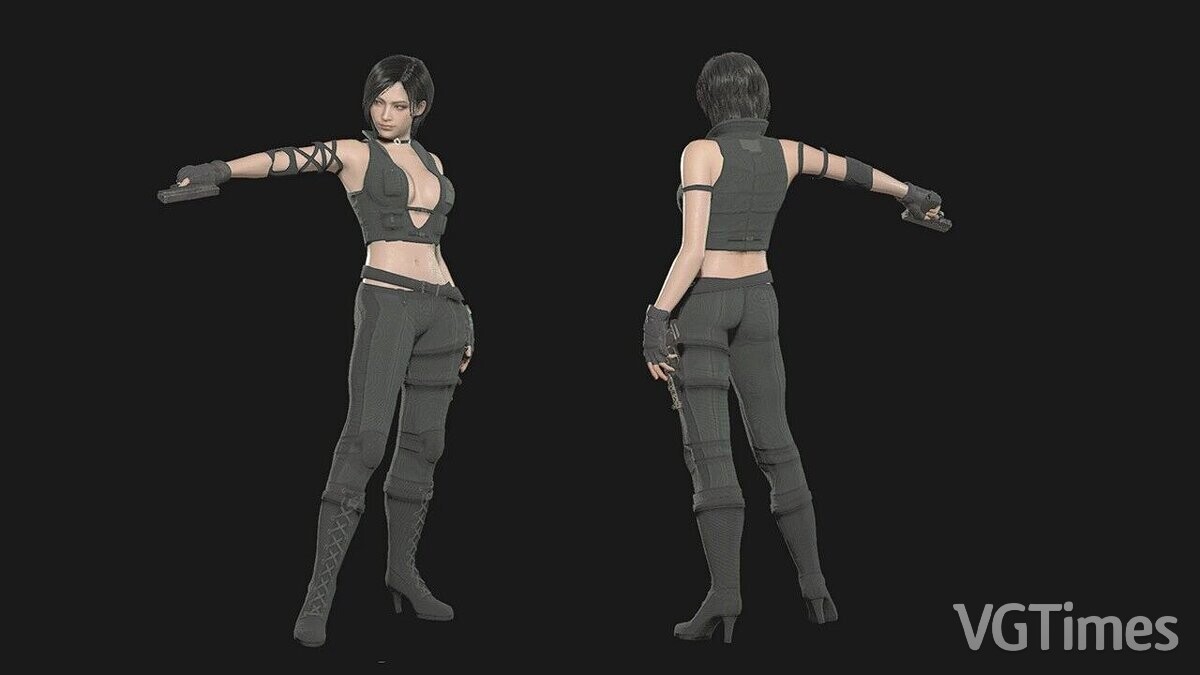 Resident Evil 4 Remake (2023) — Ада в костюме Сони Блейд