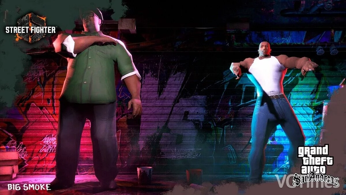 Street Fighter 6 — Биг Смоук из игры GTA San Andreas