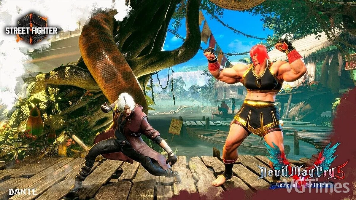 Street Fighter 6 — Данте вместо Кена