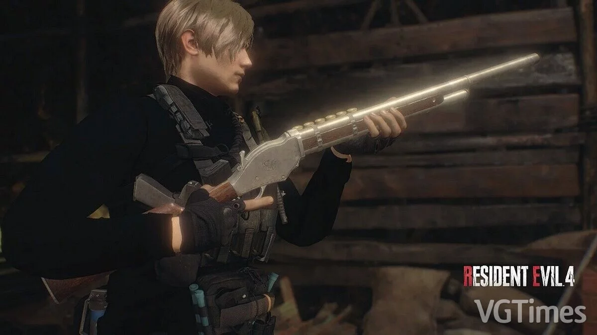Resident Evil 4 Remake (2023) — Дробовик Winchester M1887