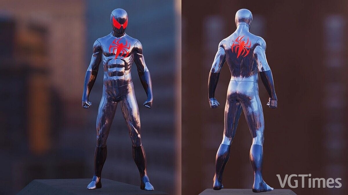 Marvel&#039;s Spider-Man Remastered — Кибер-алый костюм