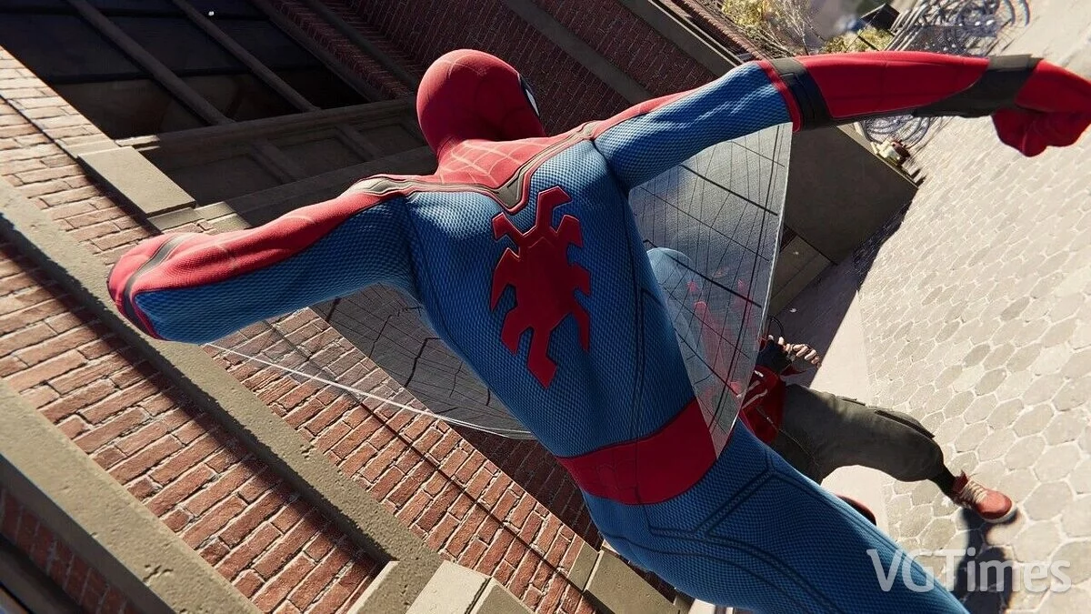 Marvel&#039;s Spider-Man Remastered — Костюм Старка с крыльями паутины