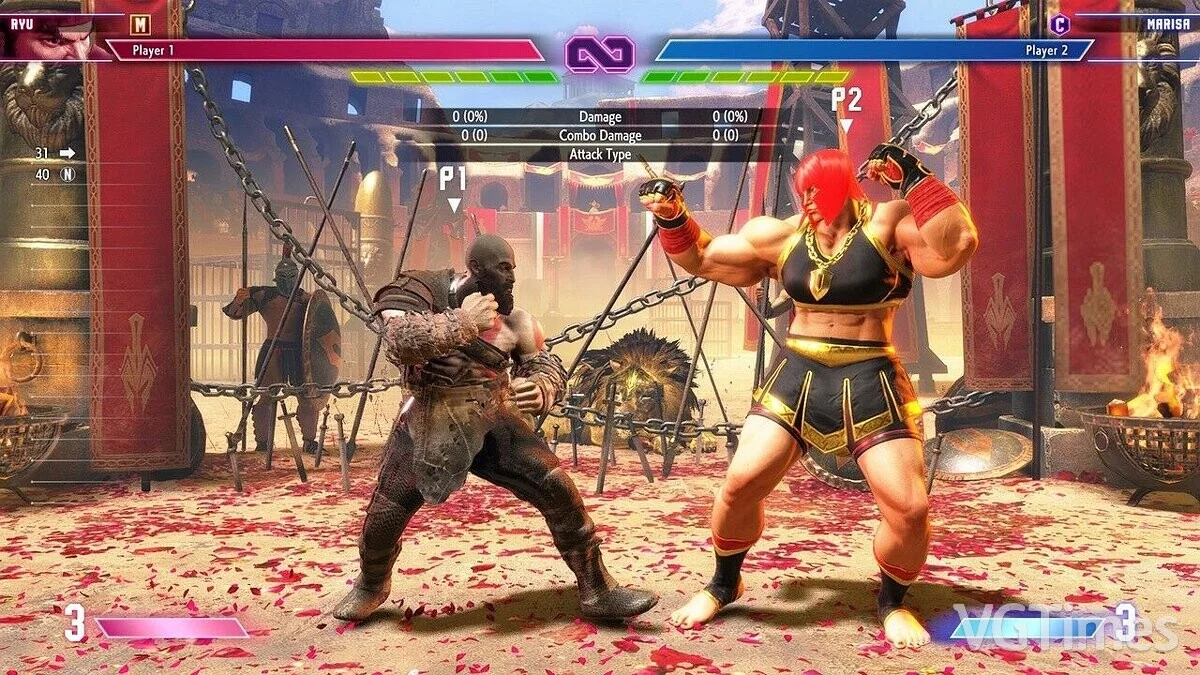 Street Fighter 6 — Кратос из игры God of war 4