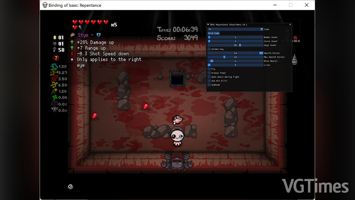 The Binding of Isaac: Repentance — Мод-меню [UPD: 11.05.2023]