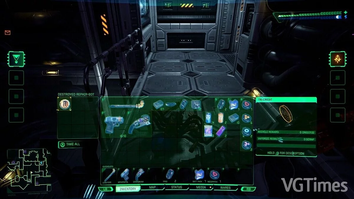 System Shock Remake — Монеты или лом со всех трупов