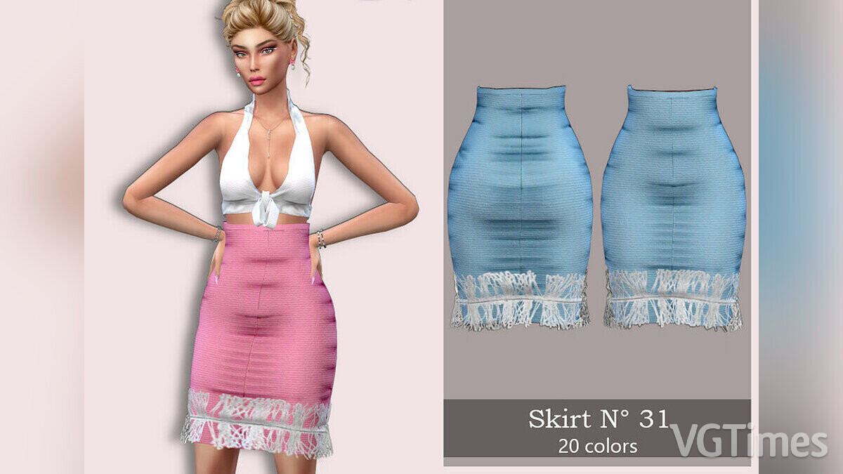 The Sims 4 — Облегающая юбка