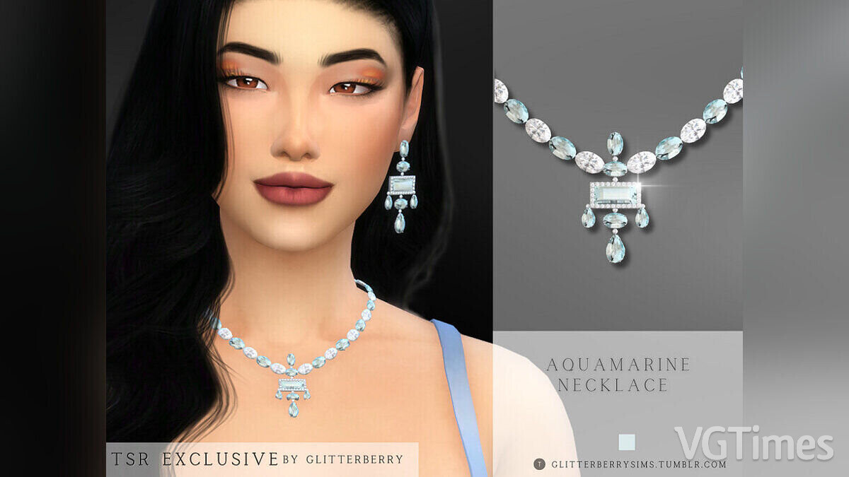 The Sims 4 — Ожерелье из аквамарина
