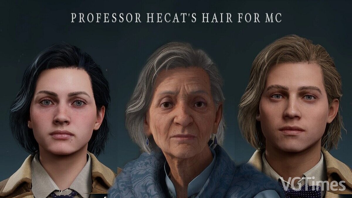 Hogwarts Legacy — Прическа профессора Гекат
