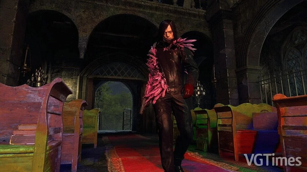 Resident Evil 4 Remake (2023) — Розовые перья для костюма злодея