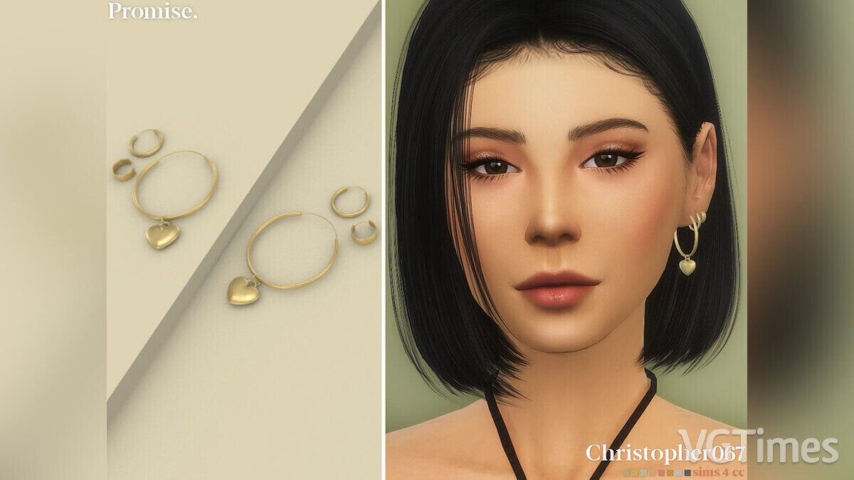 The Sims 4 — Серьги «Обещание»