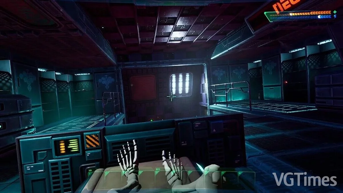 System Shock Remake — Скелетное тело