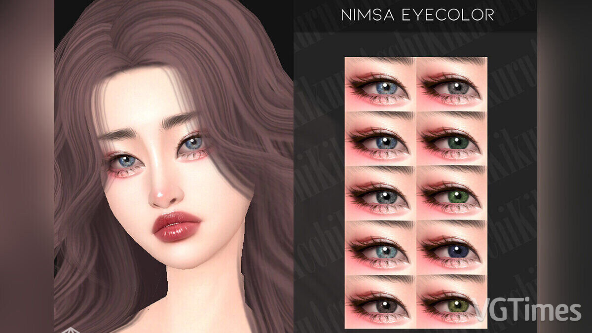 The Sims 4 — Цвета для глаз Nimsa