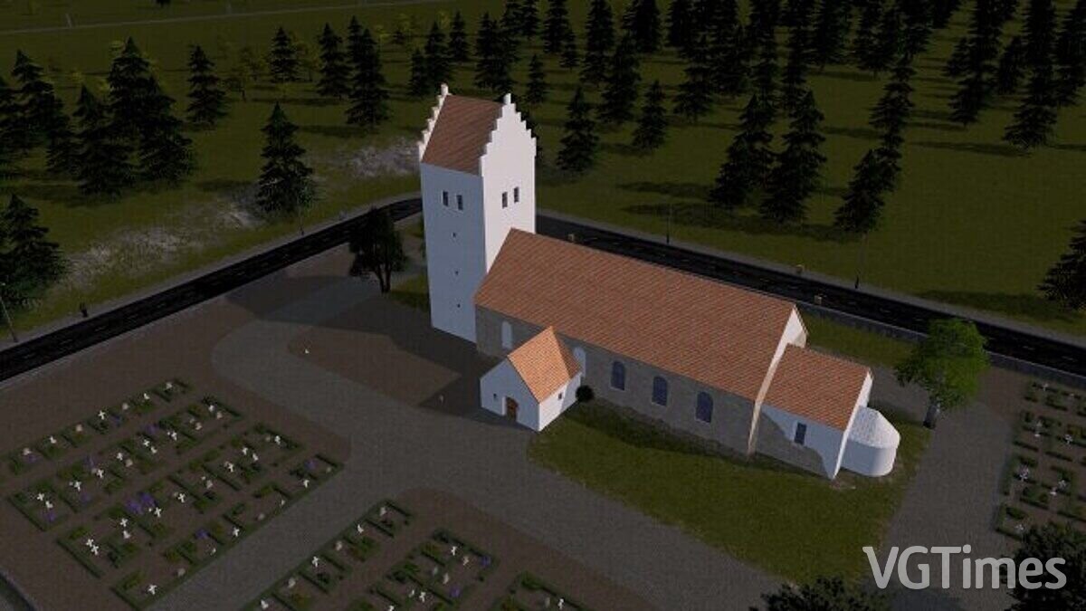 Cities: Skylines — Датская деревенская церковь