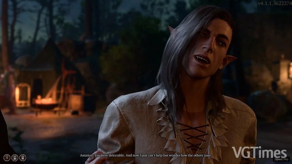 Baldur&#039;s Gate 3 — Длинные черные волосы для Астариона