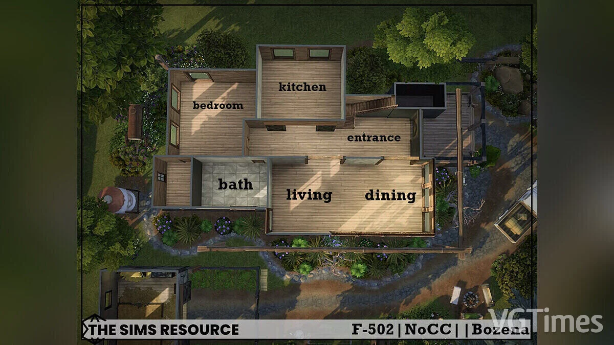 The Sims 4 — Дом F-502